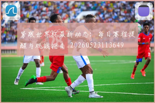 紧跟世界杯最新动态:每日赛程提醒与观战指南_20260523113649